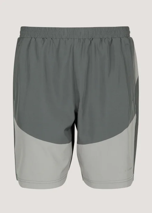 Souluxe Grey Panel Woven Sports Shorts - S Image 4