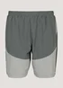 Souluxe Grey Panel Woven Sports Shorts - S Image 4