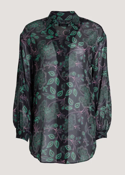 Et Vous Multicoloured Floral Print Blouse - 8 Image 4