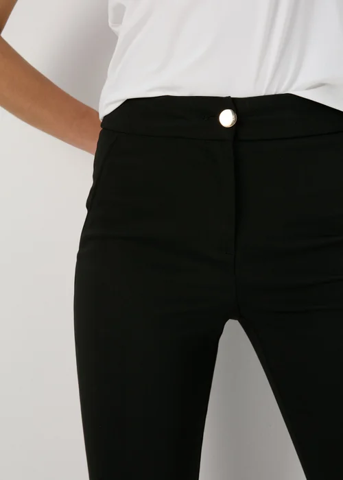 Et Vous Black Capri Trousers - 8 Image 3