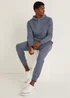 Blue Slim Fit Cuffed Joggers - Extra small Image 5
