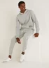 Cream Slim Fit Cuffed Joggers - Extra small Image 4