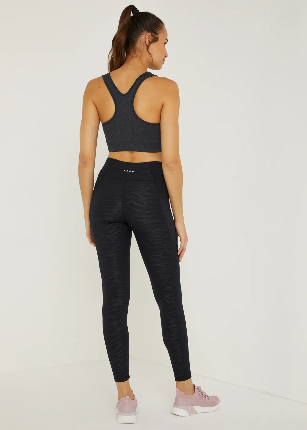 Souluxe Zebra Print Sports Leggings - 8 Image 3