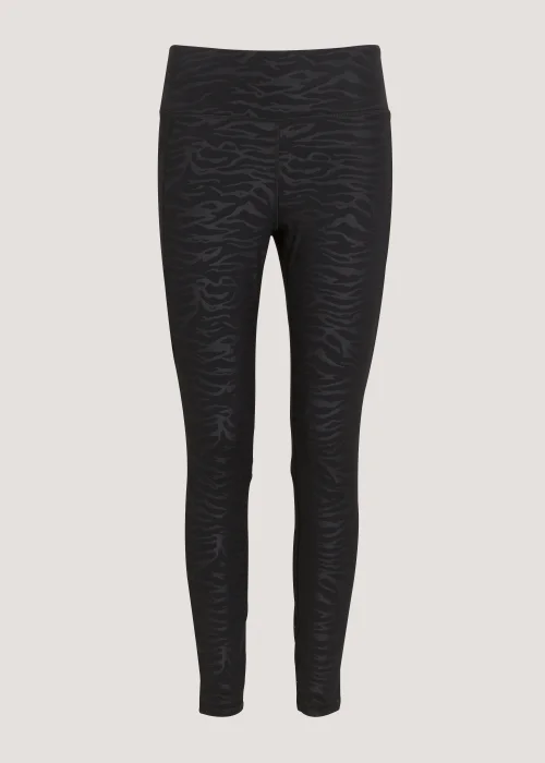 Souluxe Zebra Print Sports Leggings - 8 Image 2