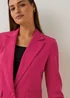 Et Vous Pink Ruched Sleeve Blazer - 8 Image 2