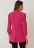 Et Vous Pink Ruched Sleeve Blazer - 8 Image 3