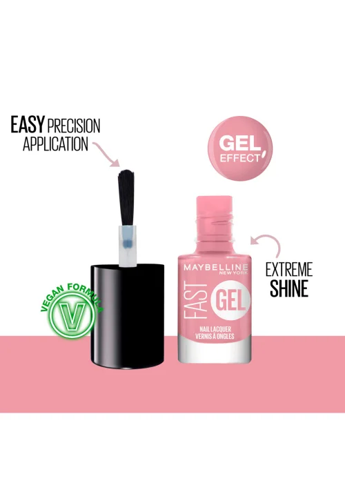 Maybelline Fast Gel Nail Varnish - Ballerina (7ml) Image 2