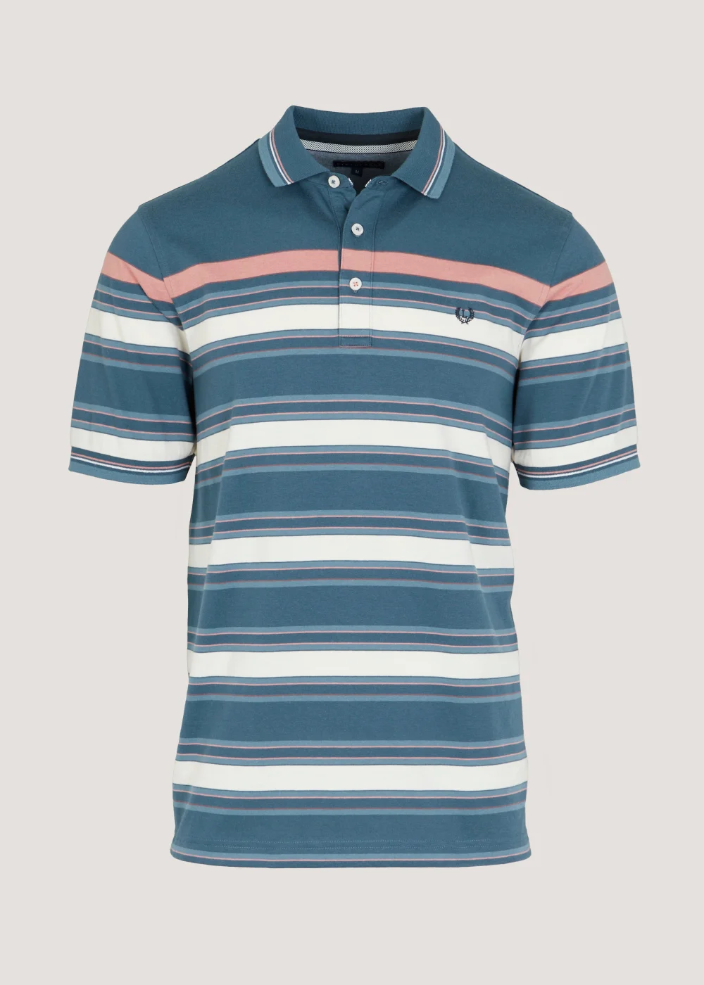 Lincoln Blue Stripe Oxford Polo Shirt - S Image 5