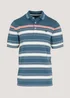 Lincoln Blue Stripe Oxford Polo Shirt - S Image 5