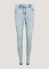April Vintage Wash Ripped Jeans - Size 08 33 leg Image 5