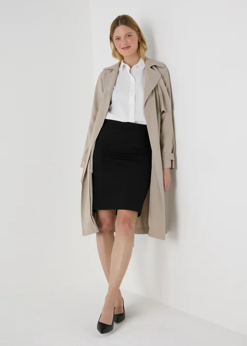 Et Vous Black Ponte Skirt - Size 8 Image 4