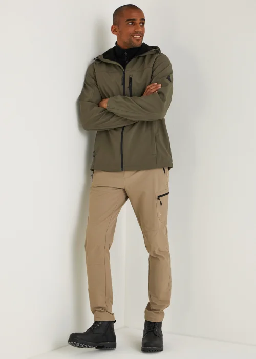Khaki Soft Shell Jacket - S Image 4