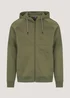 US Athletic Khaki Military Zip Up Hoodie - XS Image 3