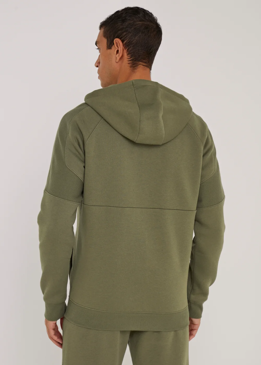 US Athletic Khaki Military Zip Up Hoodie - XS Image 5