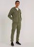 US Athletic Khaki Military Zip Up Hoodie - XS Image 4