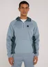US Athletic Blue Urban Half Zip Up Hoodie - XS Image 1