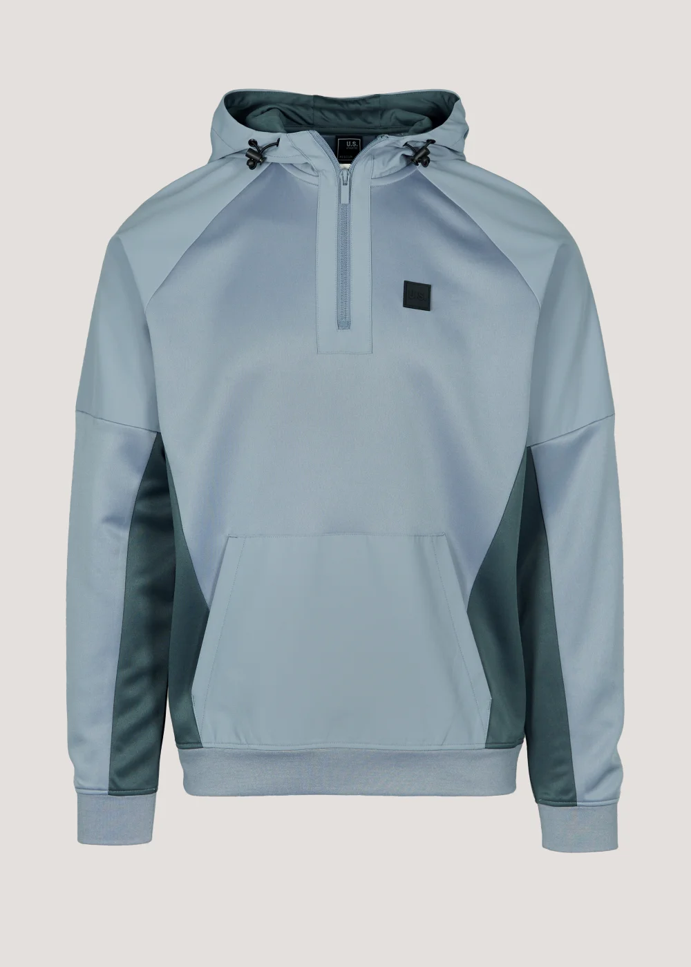 US Athletic Blue Urban Half Zip Up Hoodie - XS Image 4