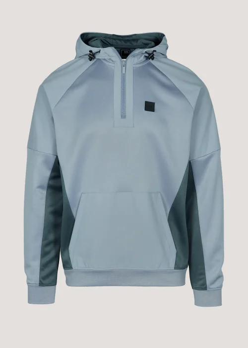 US Athletic Blue Urban Half Zip Up Hoodie - XS Image 4