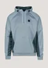 US Athletic Blue Urban Half Zip Up Hoodie - XS Image 4