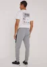 US Athletic Grey & Black Bonded Joggers - Extra small Image 5