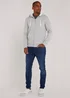Grey Essential Zip Up Hoodie - S Image 1