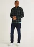 Black & Blue Check Shirt - S Image 2