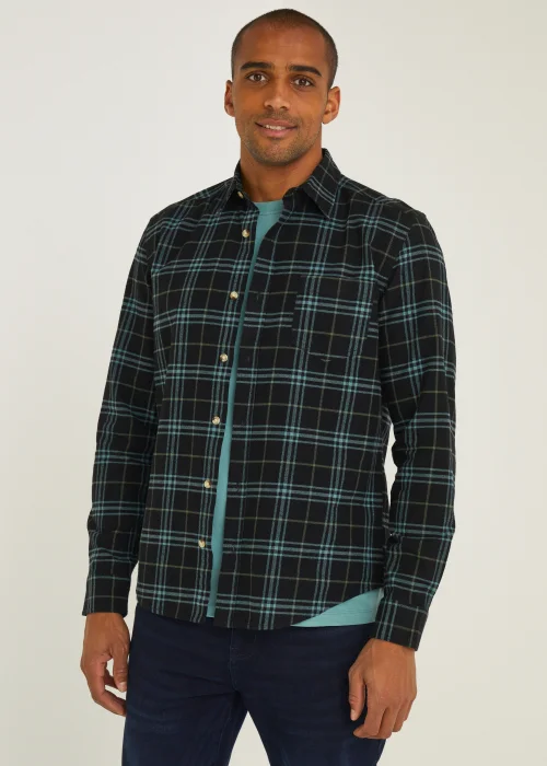 Black & Blue Check Shirt - S Image 1