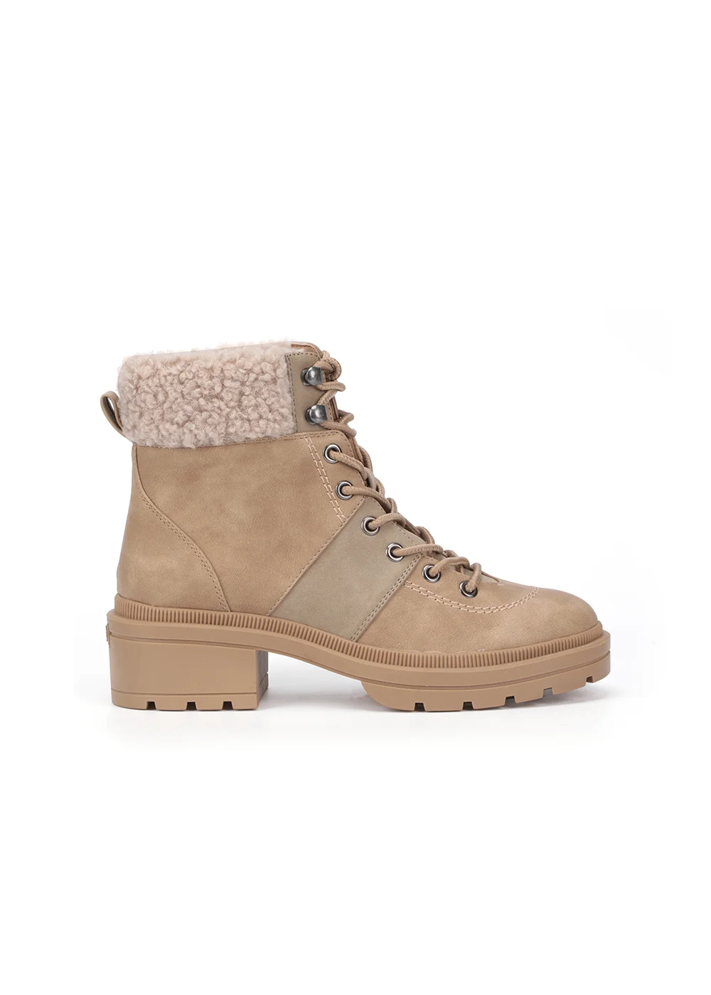 Rocket Dog Icy Taupe Lace Up Boots - Size 6 Image 2