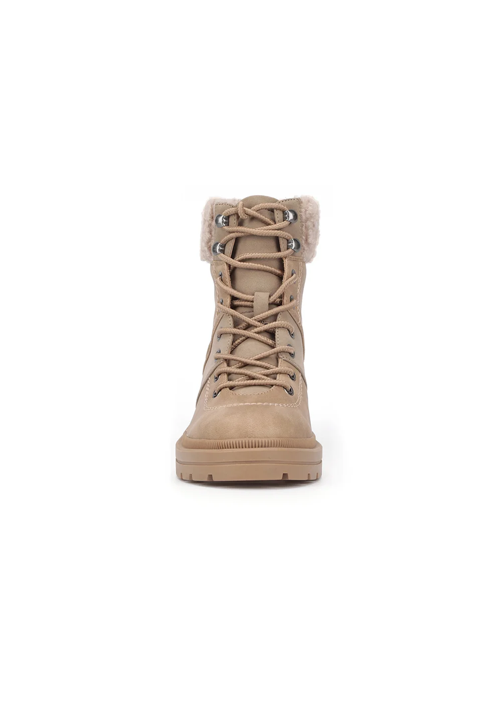 Rocket Dog Icy Taupe Lace Up Boots - Size 6 Image 3