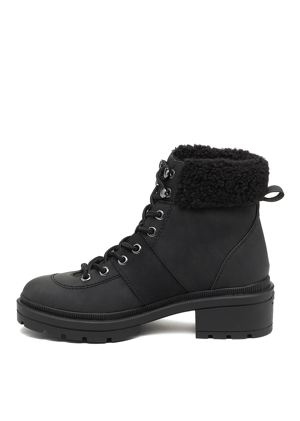 Rocket Dog Icy Black Lace Up Boots - Size 4 Image 3