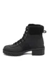 Rocket Dog Icy Black Lace Up Boots - Size 4 Image 3