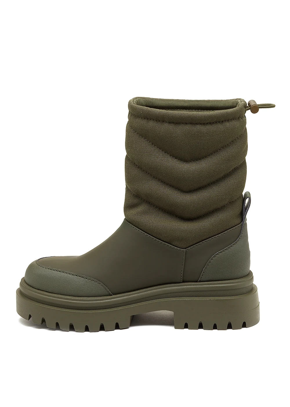 Rocket Dog Dita Olive Recycled Nylon Boots - Size 4 Image 3