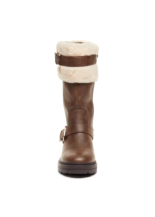 Rocket Dog Igloo Brown Buckle Boots - Size 3 Image 4