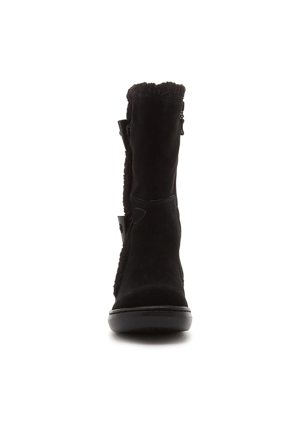 Rocket Dog Slope Black Suede Boots - Size 5 Image 4