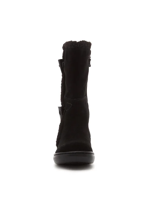 Rocket Dog Slope Black Suede Boots - Size 5 Image 4