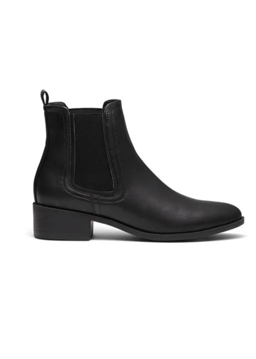 NOVO Black Destined Ankle Boots - Size 4 Image 3