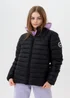 Kids HYPE. Black Lightweight Puffer Jacket - Age 5-6 Image 1
