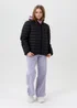 Kids HYPE. Black Lightweight Puffer Jacket - Age 5-6 Image 3