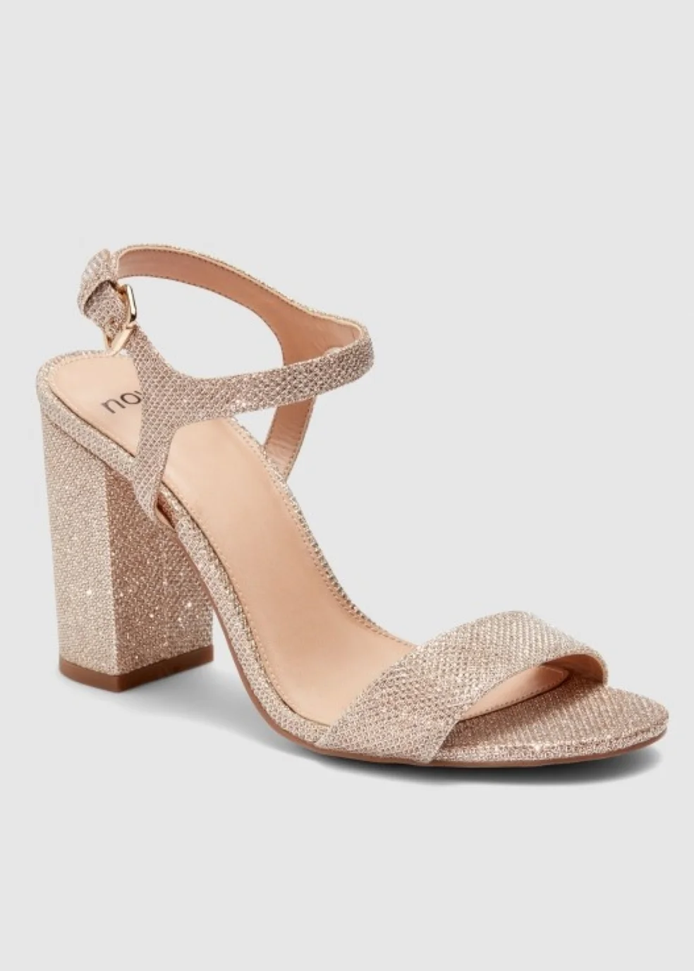 NOVO Rose Gold Prosecco Sandals - Size 4 Image 2