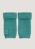 Green Fingerless Gloves - One Size Image 1