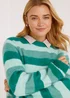 Green Stripe Jumper - S Image 2