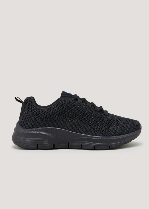 Black Sports Runner Trainers - Size 6 Image 1