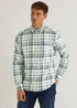 Green Plaid Shirt - Small Image 1