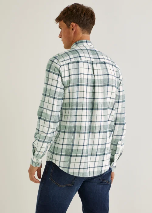 Green Plaid Shirt - Small Image 4