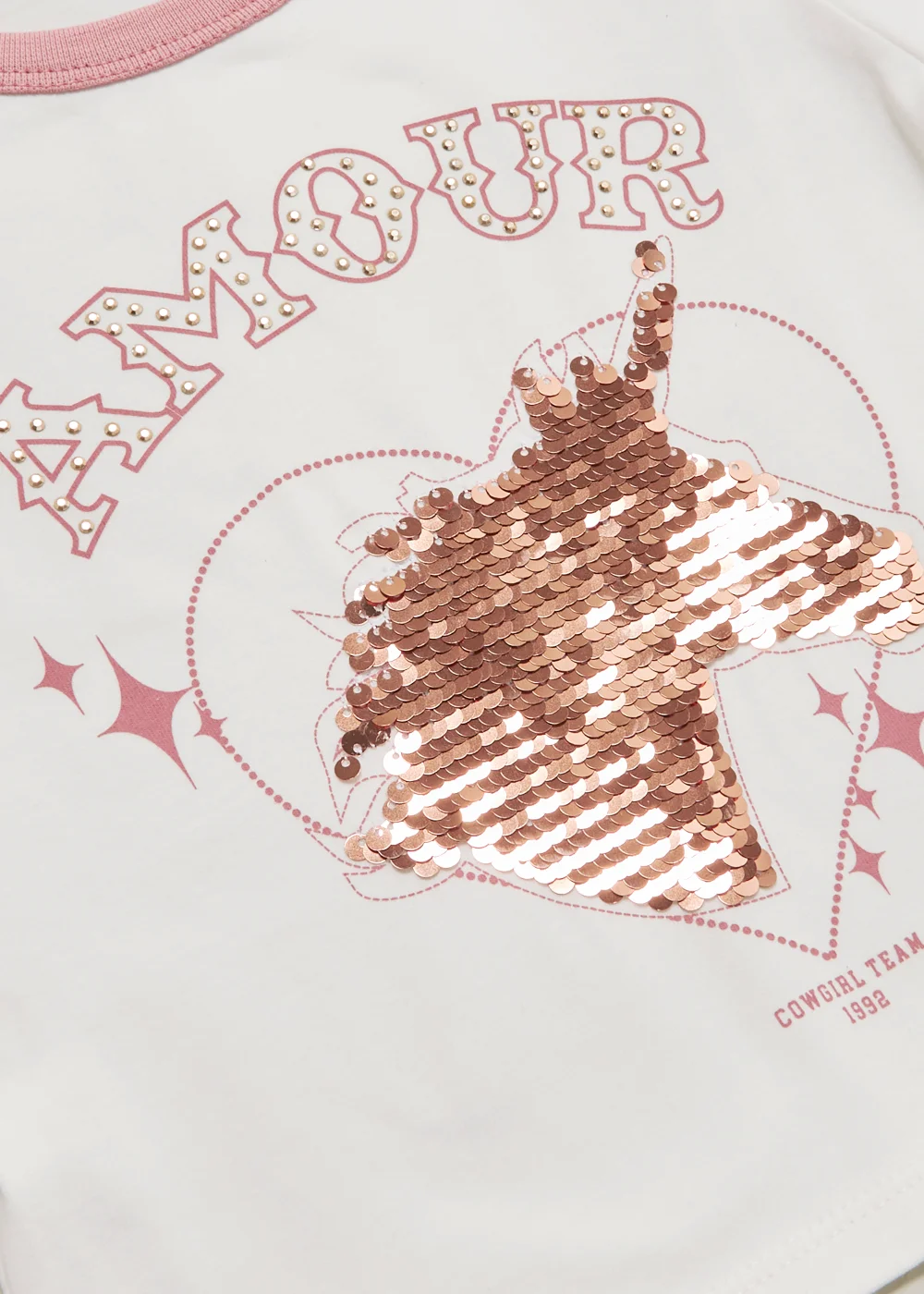 Kids Pink Unicorn T-Shirt (4-13yrs) - Age 4 Years Image 2