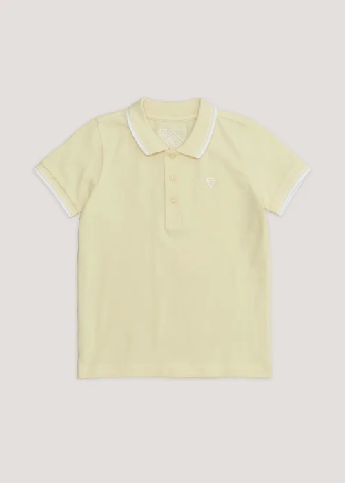 Boys Yellow Polo Shirt (4-13yrs) - Age 7 Years Image 1