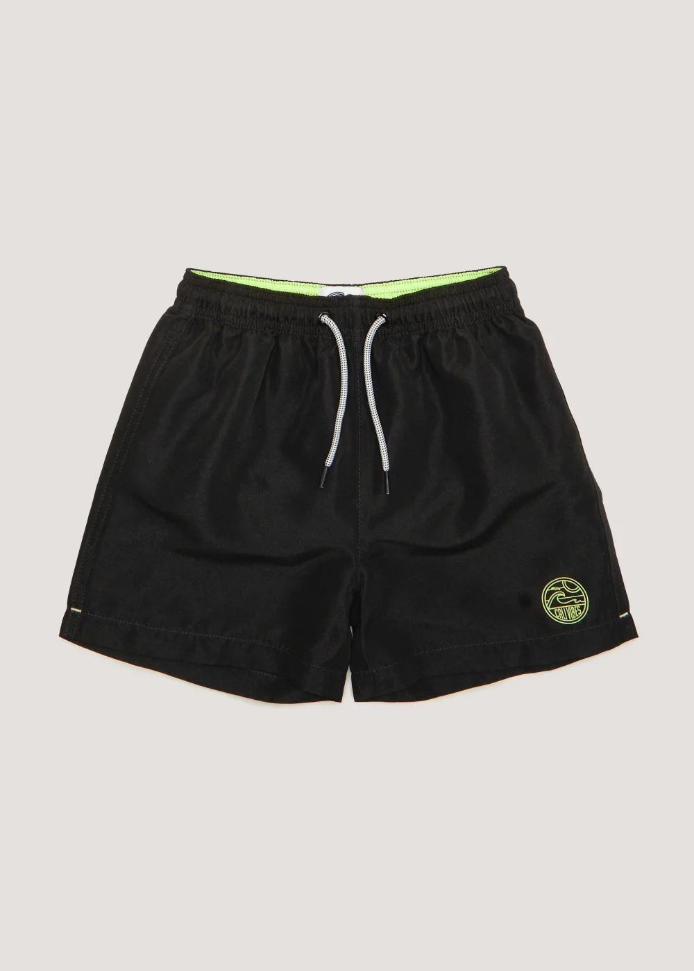 Boys Black Swim Shorts (4-13yrs) - Age 3 - 4 Years Image 1