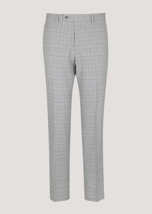 Taylor & Wright Washington Grey Tailored Fit Suit Trousers - 32 Waist 29 Leg Image 2