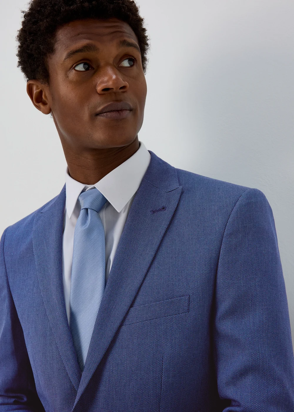 Taylor & Wright Douglas Blue Skinny Fit Suit Jacket - 36 Chest Regular Image 3