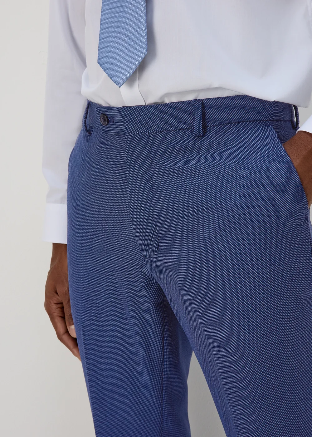 Taylor & Wright Douglas Blue Skinny Fit Suit Trousers - 30 Waist 31 Leg Image 3